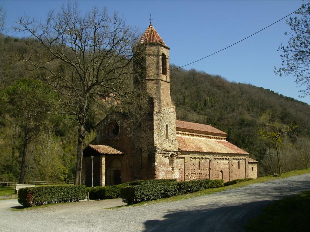 Hotel Pensio L'Estada Sant Joan les Fonts Zewnętrze zdjęcie